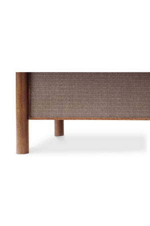 Tatami Mat 3-Drawer Nightstand | Novi Living Rye | Oroa.com