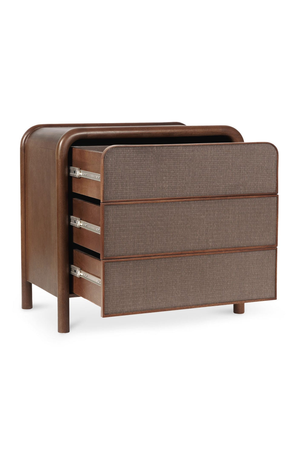 Tatami Mat 3-Drawer Nightstand | Novi Living Rye | Oroa.com