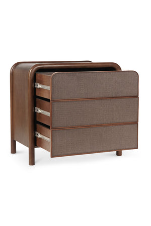Tatami Mat 3-Drawer Nightstand | Novi Living Rye | Oroa.com
