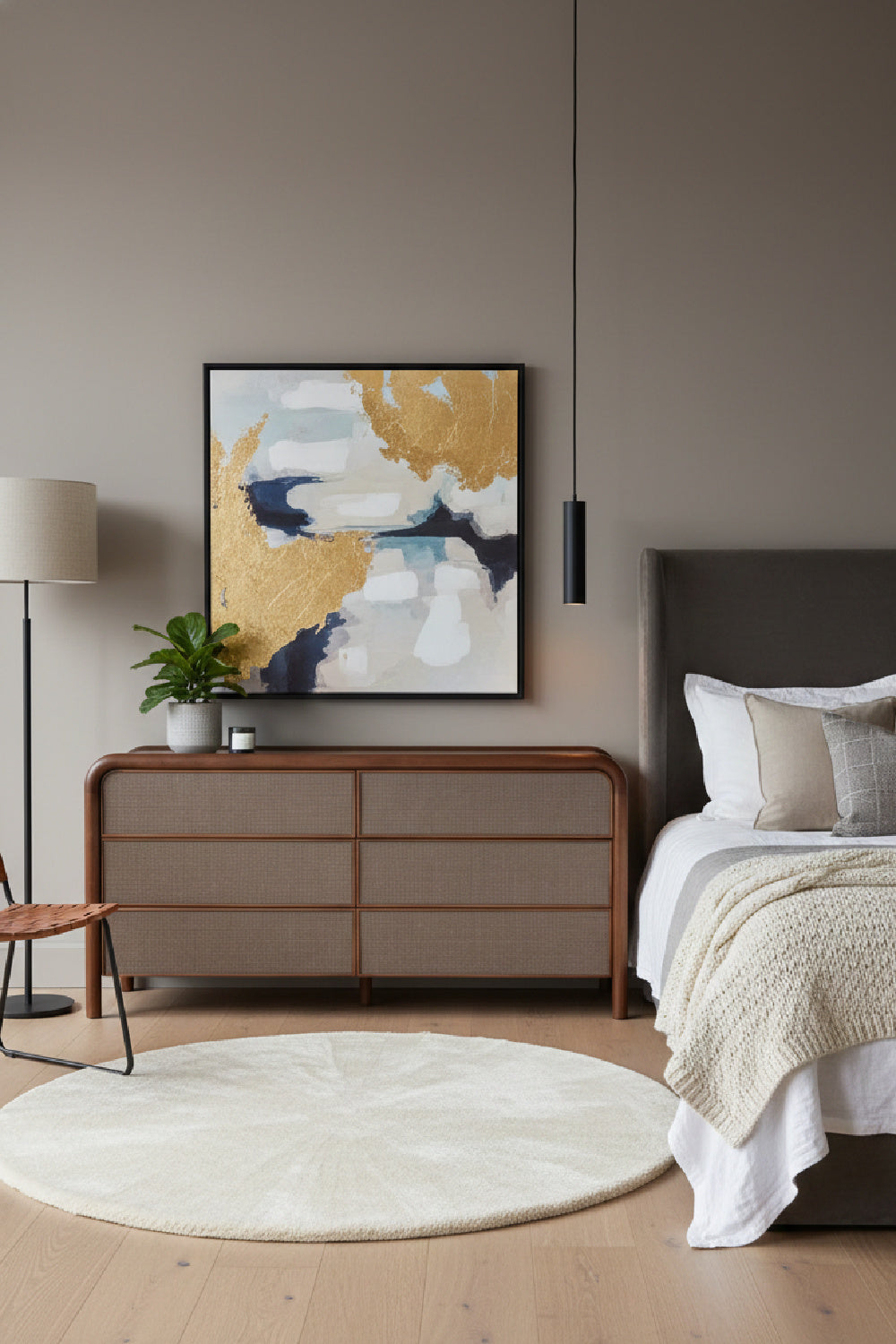 Tatami Mat 6-Drawer Dresser | Novi Living Rye | Oroa.com