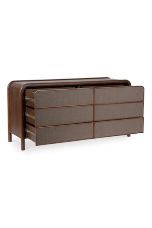 Tatami Mat 6-Drawer Dresser | Novi Living Rye | Oroa.com
