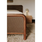 Modern European furniture - Brown Tatami Mat Bed - www.oroa.com