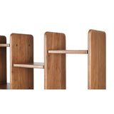Modern European furniture - Solid Acacia 12-Shelf Bookcase - www.oroa.com