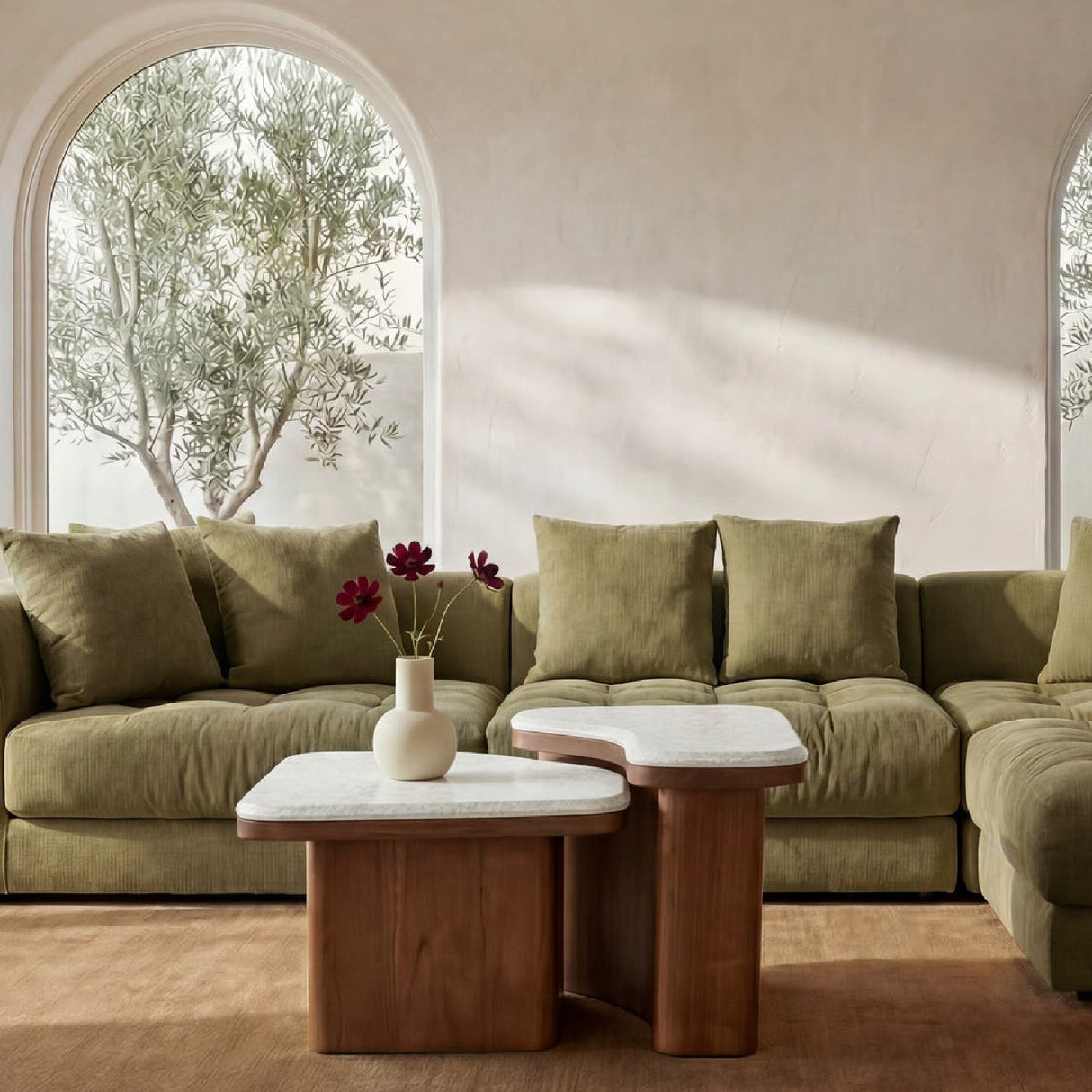 Marble Nesting Coffee Tables (2) | Novi Living Abi