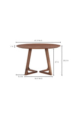 Modern European furniture - Sculptural Base Round Dining Table - www.oroa.com