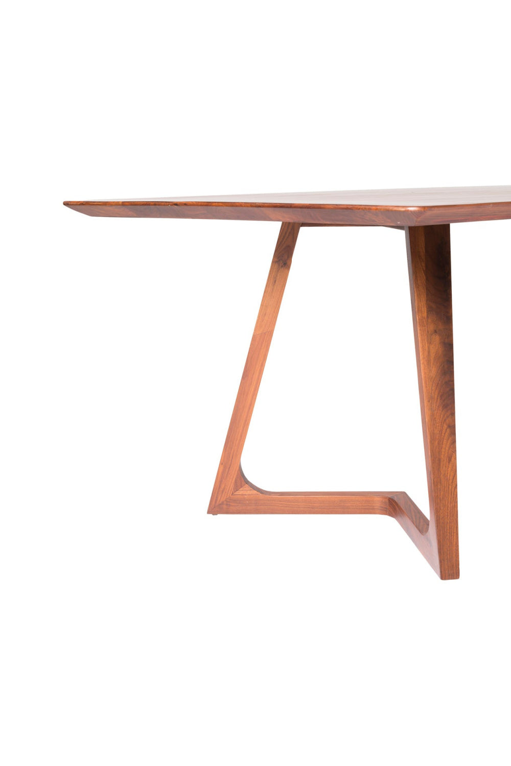Solid Walnut Rectangular Dining Table | Novi Living Godenza
