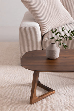 Sculptural Base Coffee Table | Novi Living Godenza