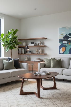 Sculptural Base Coffee Table | Novi Living Godenza