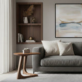 Modern European furniture - Solid Walnut End Table - www.oroa.com