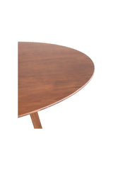 Modern European furniture - Walnut Round Dining Table - www.oroa.com