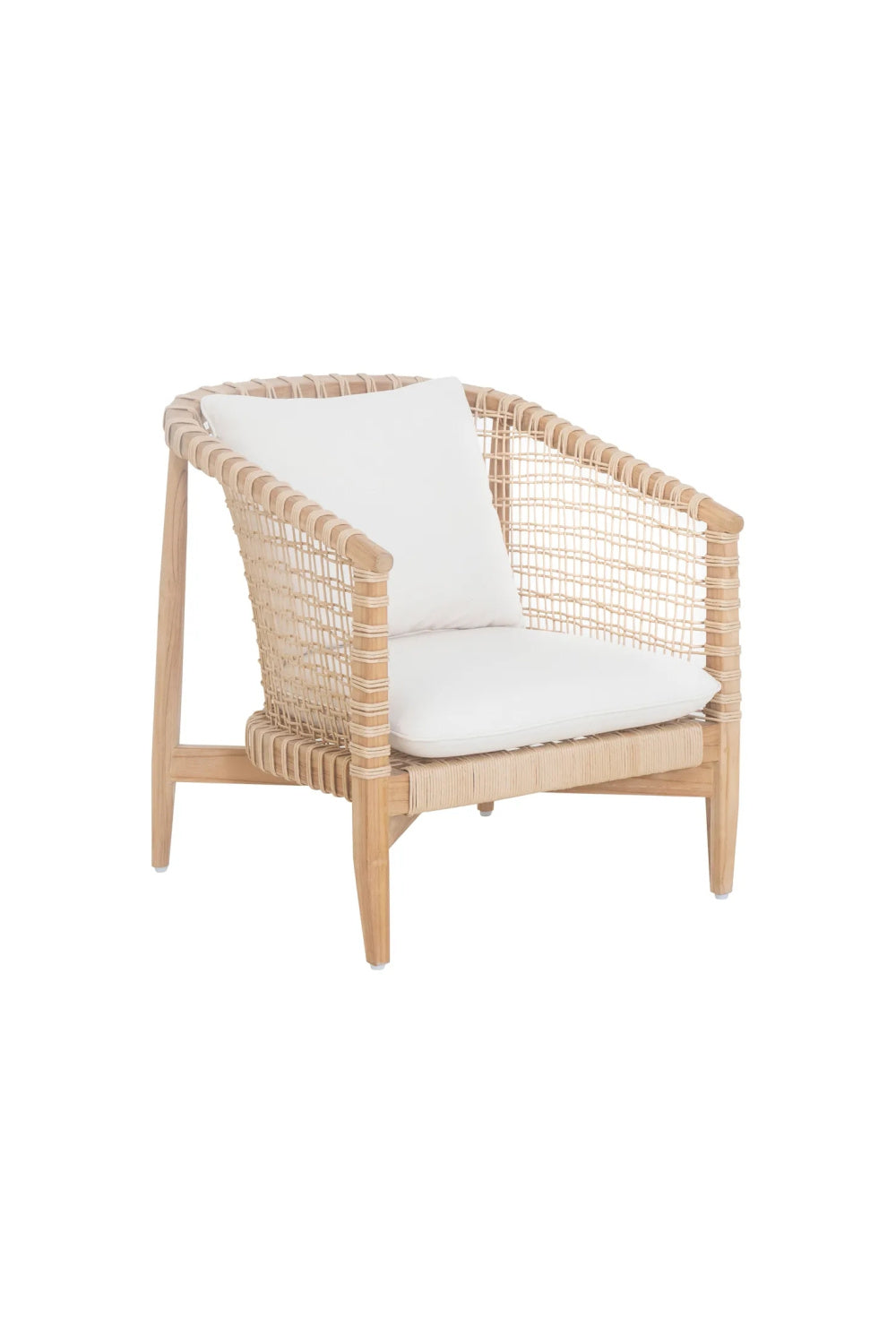   Modern European furniture - White Weave Outdoor Lounge Chair - www.oroa.com | Oroa.com