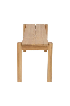 Modern European furniture - Natural Teak Outdoor Dining Bench - www.oroa.com