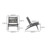 Modern European furniture - Wicker Outdoor Lounge Chair - www.oroa.com