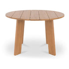 Modern European furniture - Slatted Teak Outdoor Dining Table - www.oroa.com
