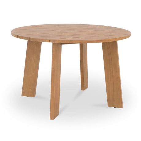 Modern European furniture - Slatted Teak Outdoor Dining Table - www.oroa.com