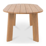 Modern European furniture - Slatted Teak Outdoor Dining Table - www.oroa.com