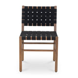 Modern European furniture - Black Woven Outdoor Dining Chair - www.oroa.com