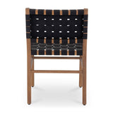 Modern European furniture - Black Woven Outdoor Dining Chair - www.oroa.com