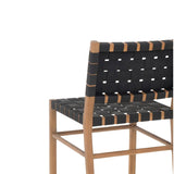 Modern European furniture - Black Woven Outdoor Dining Chair - www.oroa.com