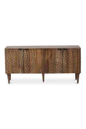 Modern European furniture - Carved Wooden 4-Door Sideboard - www.oroa.com