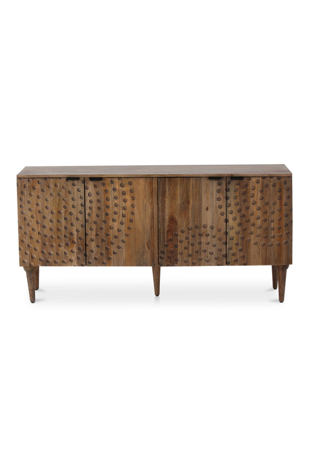 Modern European furniture - Carved Wooden 4-Door Sideboard - www.oroa.com