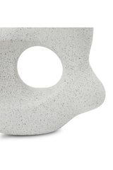 Modern European furniture - Gray Flecked Abstract Sculpture - www.oroa.com