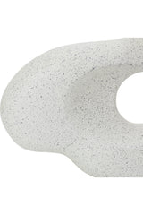 Modern European furniture - Gray Flecked Abstract Sculpture - www.oroa.com