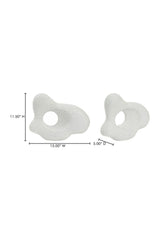 Modern European furniture - Gray Flecked Abstract Sculpture - www.oroa.com