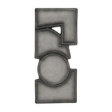 Modern European furniture - Gray Geometrical Wall Sculpture - www.oroa.com