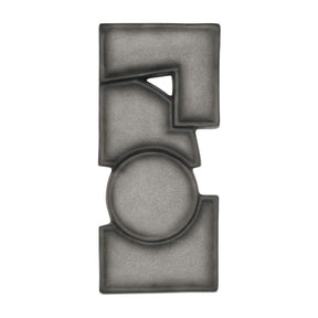 Modern European furniture - Gray Geometrical Wall Sculpture - www.oroa.com