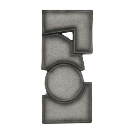 Modern European furniture - Gray Geometrical Wall Sculpture - www.oroa.com