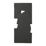 Modern European furniture - Gray Geometrical Wall Sculpture - www.oroa.com