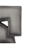 Modern European furniture - Gray Geometrical Wall Sculpture - www.oroa.com