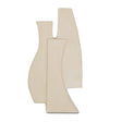 Modern European furniture - Beige Layered Wall Sculpture - www.oroa.com