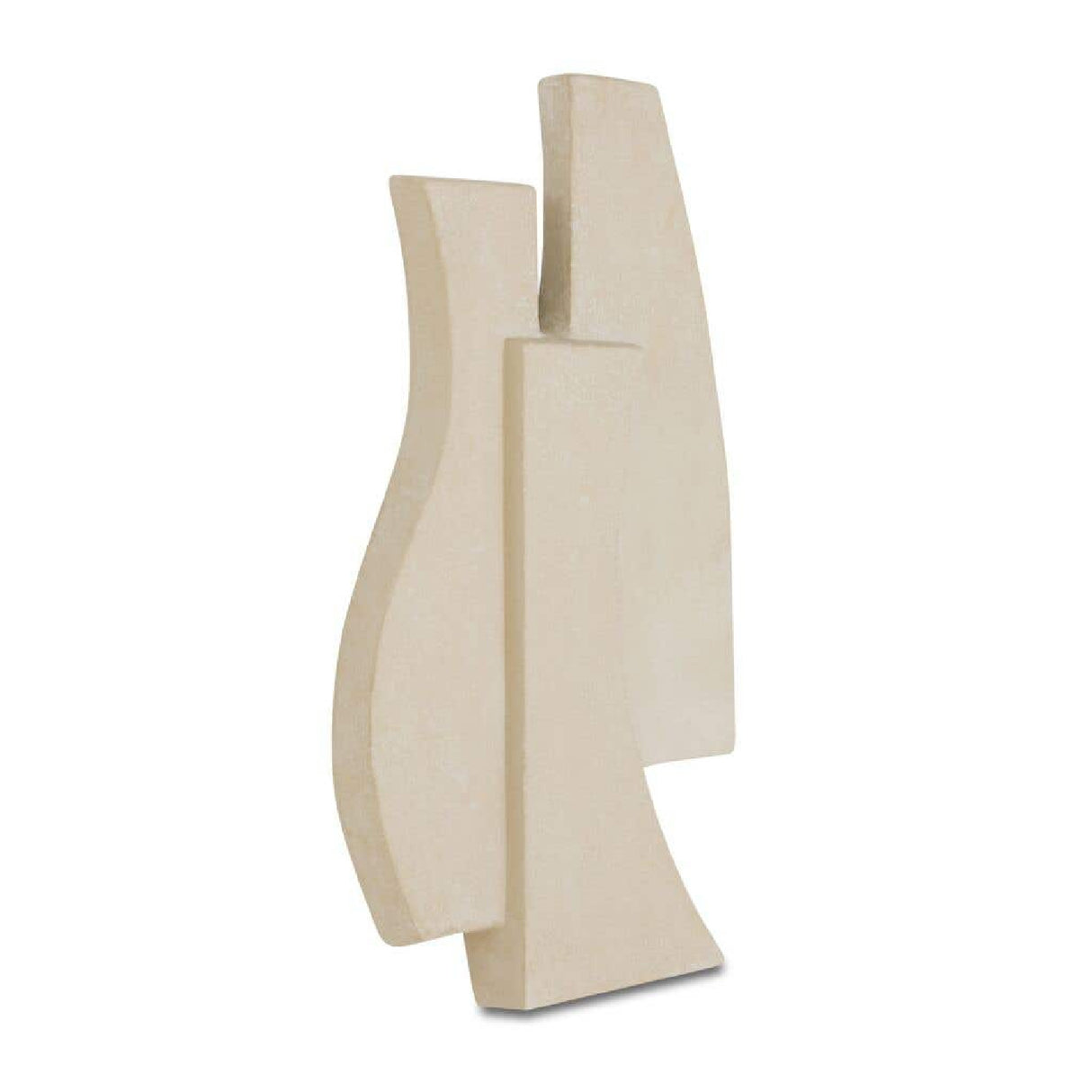 Modern European furniture - Beige Layered Wall Sculpture - www.oroa.com