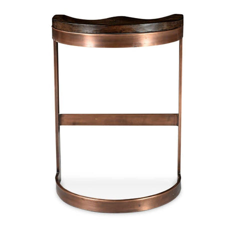 Modern European furniture - Wooden Seat Counter Stool - www.oroa.com