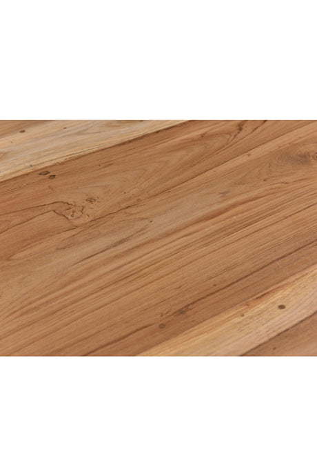 Modern European furniture - Teak & Iron Side Table - www.oroa.com