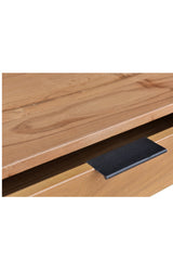 Modern European furniture - Teak & Iron Side Table - www.oroa.com