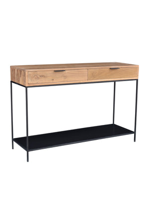 Modern European furniture - Solid Teak Wood Console Table - www.oroa.com