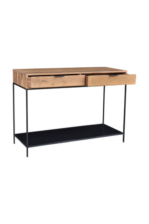 Modern European furniture - Solid Teak Wood Console Table - www.oroa.com