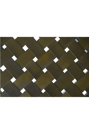 Modern European furniture - Green Woven Leather Stool - www.oroa.com