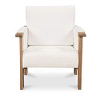 Oak Framed Upholstered Accent Chair | Novi Living Bauer