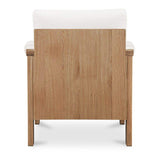 Oak Framed Upholstered Accent Chair | Novi Living Bauer