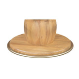 Oak Round Swivel Counter Stool | Novi Living Nio