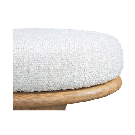 Oak Round Swivel Counter Stool | Novi Living Nio
