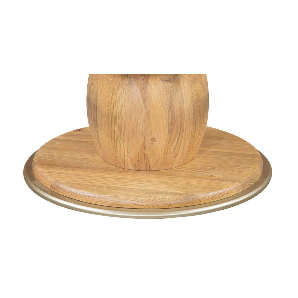 Oak Round Swivel Counter Stool | Novi Living Nio