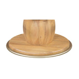 Oak Round Swivel Counter Stool | Novi Living Nio