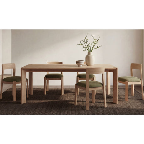 Oak Framed Padded Dining Chairs (2) | Novi Living Oli