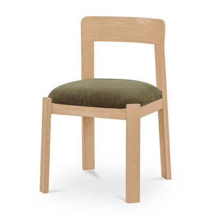 Oak Framed Padded Dining Chairs (2) | Novi Living Oli