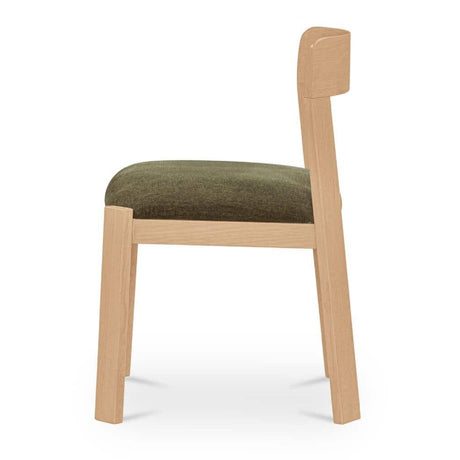 Oak Framed Padded Dining Chairs (2) | Novi Living Oli